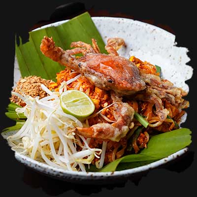 Soft Shell Crab Tempura Pad Thai