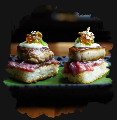 Foe Gras Wagyu Sushi