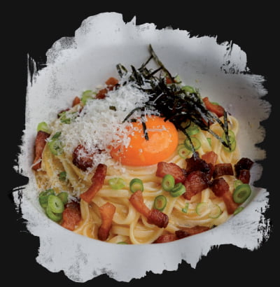 Udon Carbonara