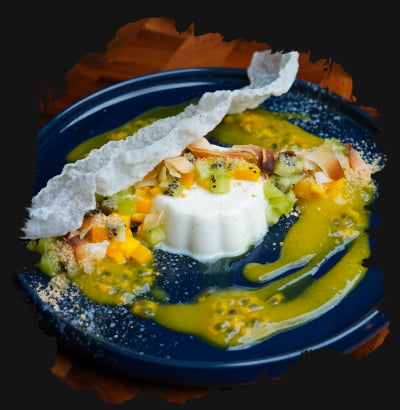 White Chocolate Coconut Pannacota